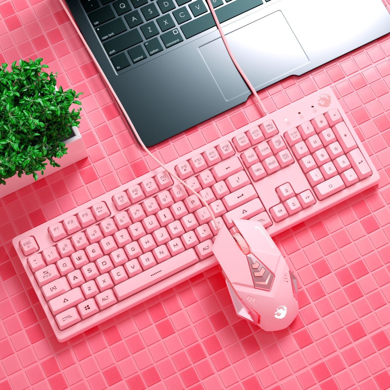 KTX-692051 Membrane Mechanical Keyboard with 104 Keys and USB Interface, Waterproof Design, 1.8m Cable Length