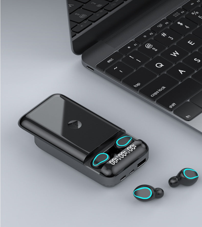 KTX-100435 Invisible In-Ear Wireless Bluetooth Headset for Sports and Gaming with Multi-Point Connection