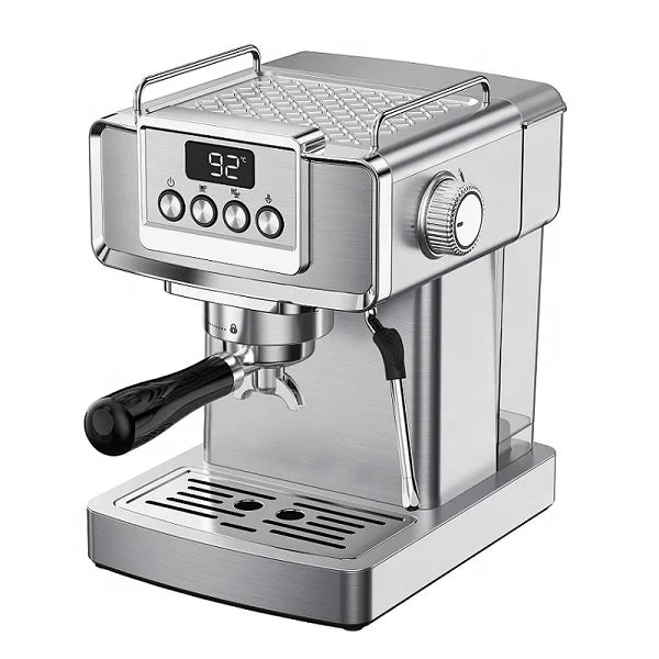 KTX-034451 19 Bar Espresso Machine with Milk Frother and Removable Water Tank for Home Coffee Preparation