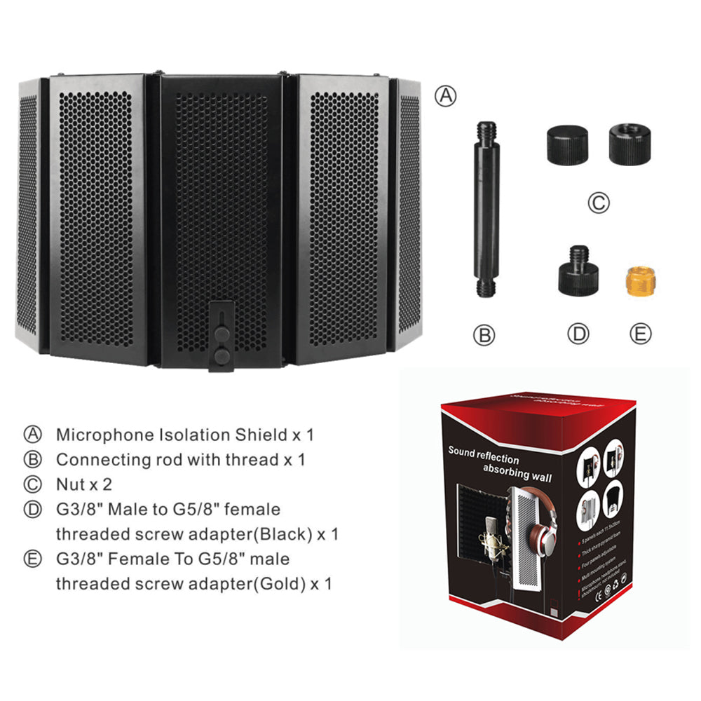 KTX-913107 Multi-Door Microphone Enclosure for Enhanced Sound Isolation