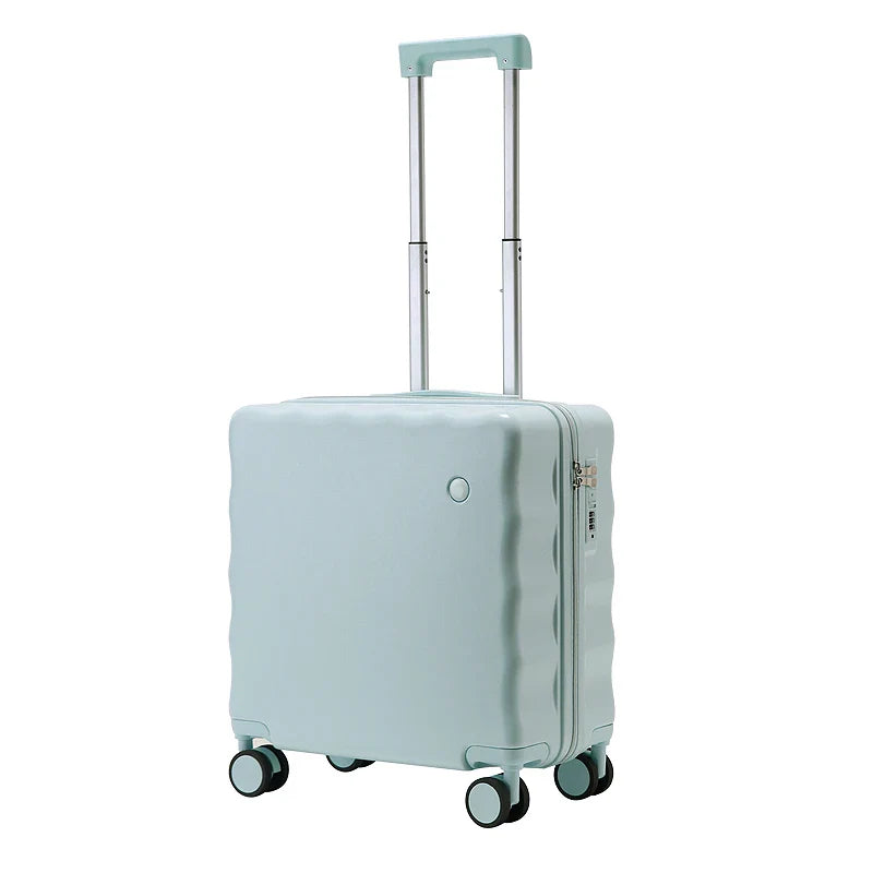 KTX-473747 18-Inch Mini Cabin Trolley Suitcase with Cup Holder and Laptop Compartment