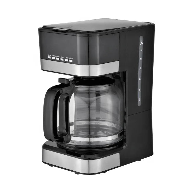 KTX-540627 Digital Stainless Steel Filter Drip Coffee Maker with LCD Display