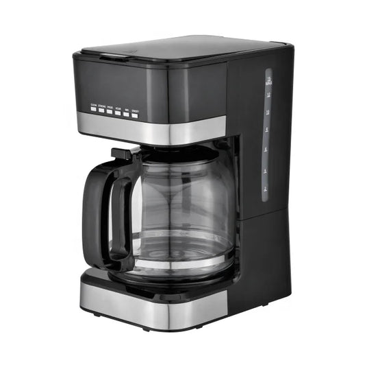 KTX-540627 Digital Stainless Steel Filter Drip Coffee Maker with LCD Display