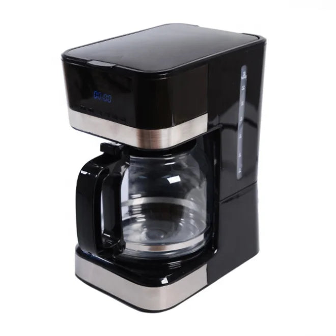 KTX-540627 Digital Stainless Steel Filter Drip Coffee Maker with LCD Display
