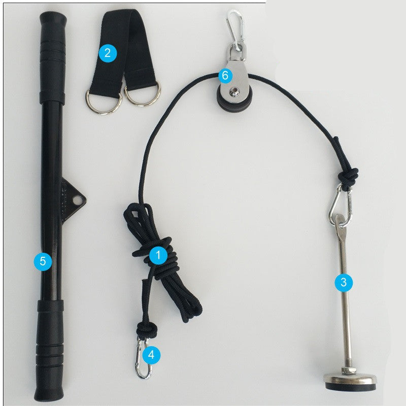 KTX-537619 Comprehensive Pull Rope Fitness Device for Versatile Training