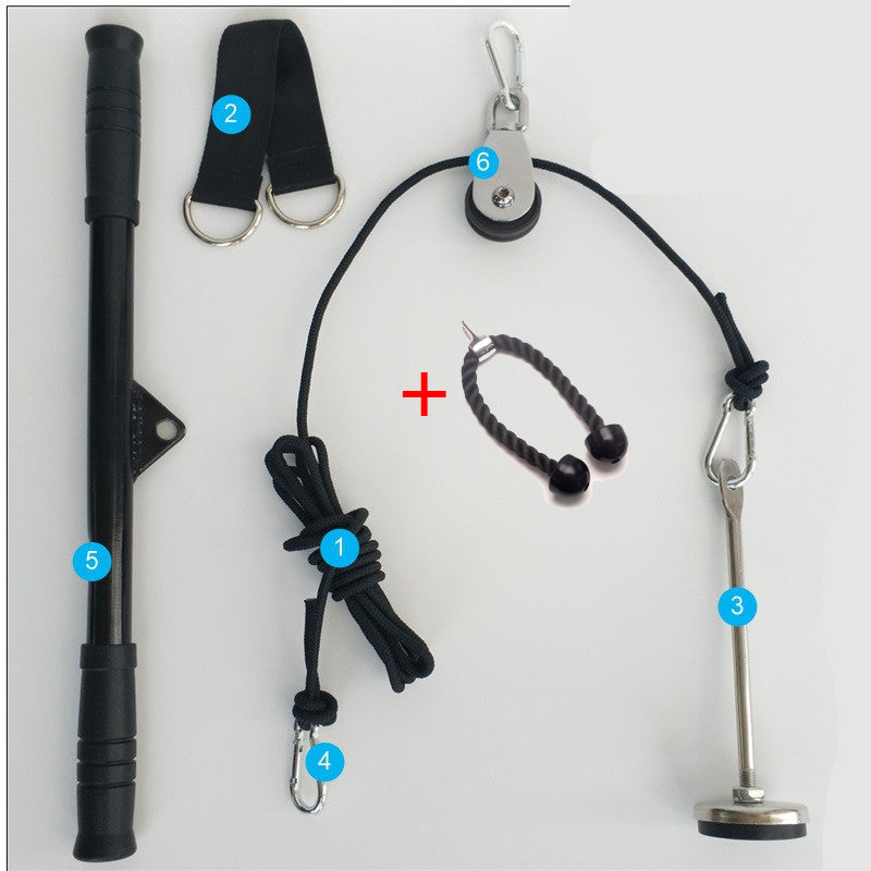 KTX-537619 Comprehensive Pull Rope Fitness Device for Versatile Training