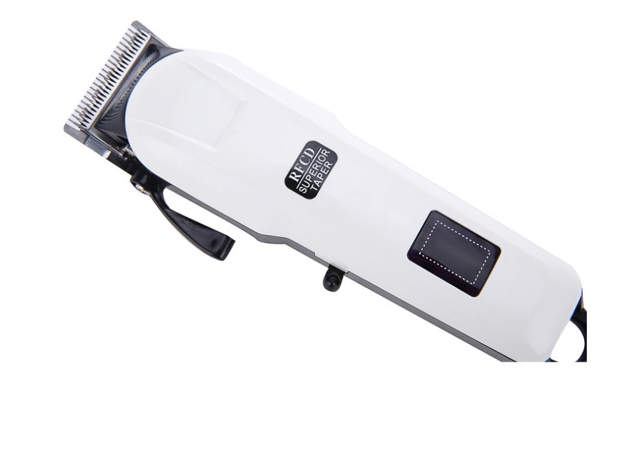 KTX-173267 Electric Hair Clipper with Stainless Steel Cutter Head, LCD Display, Low Noise, USB Rechargeable, Includes Combs and Accessories