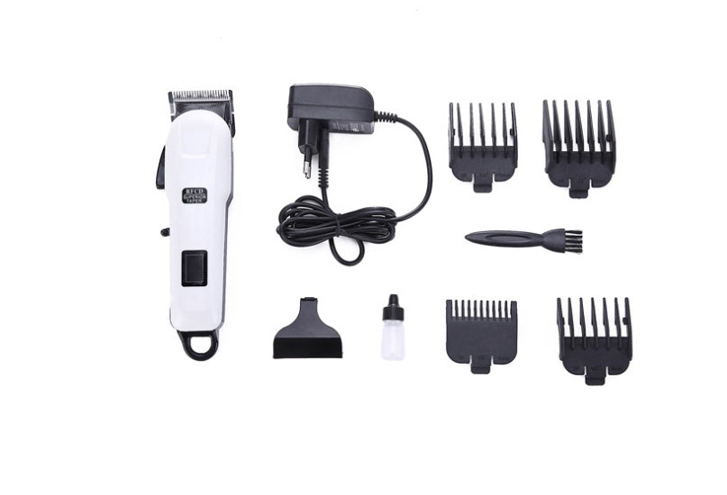 KTX-173267 Electric Hair Clipper with Stainless Steel Cutter Head, LCD Display, Low Noise, USB Rechargeable, Includes Combs and Accessories