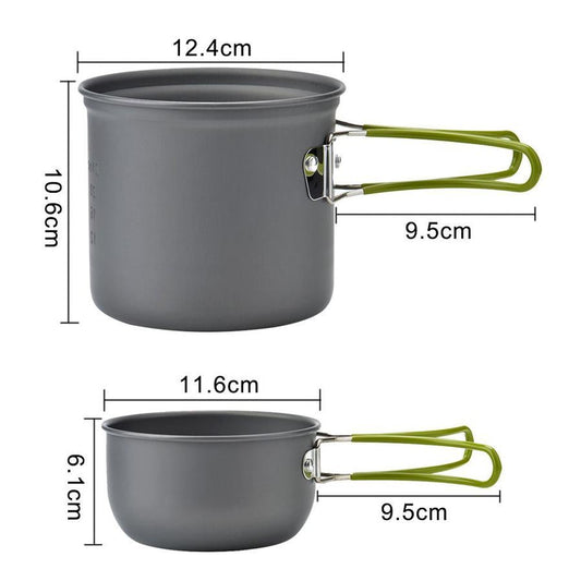 KTX-201043 Portable Cookware Set for Easy Outdoor Cooking
