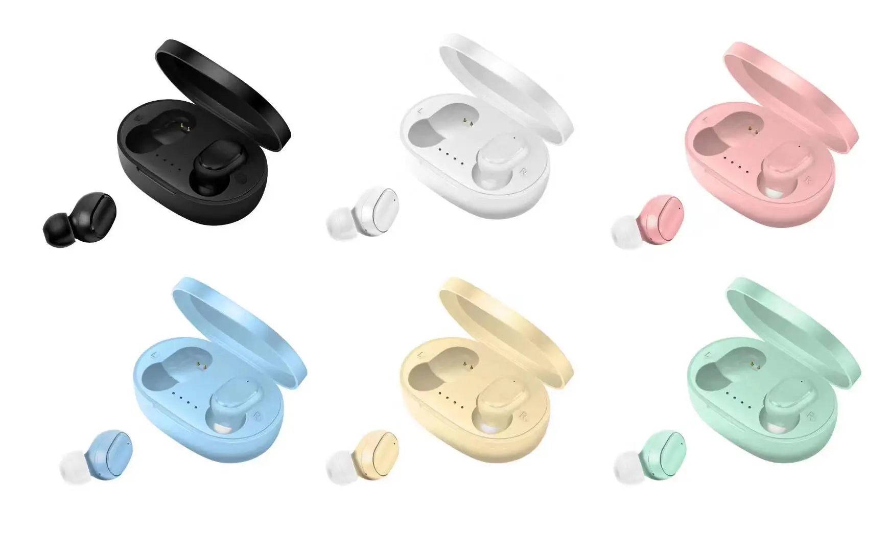 KTX-459859 Wireless Noise Cancelling Stereo Earbuds, Mini Waterproof Sports Headset with TWS 5.0 Technology for Gaming