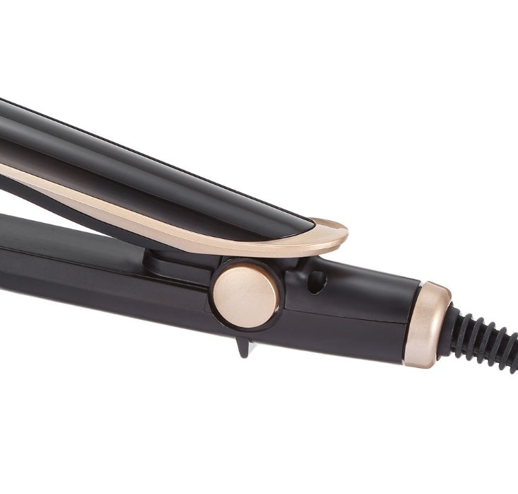 KTX-204883 Ceramic Tourmaline Hair Straightener and Curler with Adjustable Temperature and LED Display