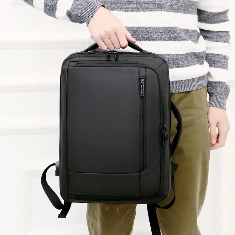 KTX-835027 Waterproof USB Charging Laptop Backpack for School and Travel, Suitable for Students and Business Use