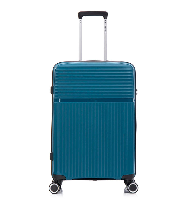 KTX-046611 Durable Outdoor Activity Luggage Set with Mute Wheels and Iron Trolley - 3 Pieces