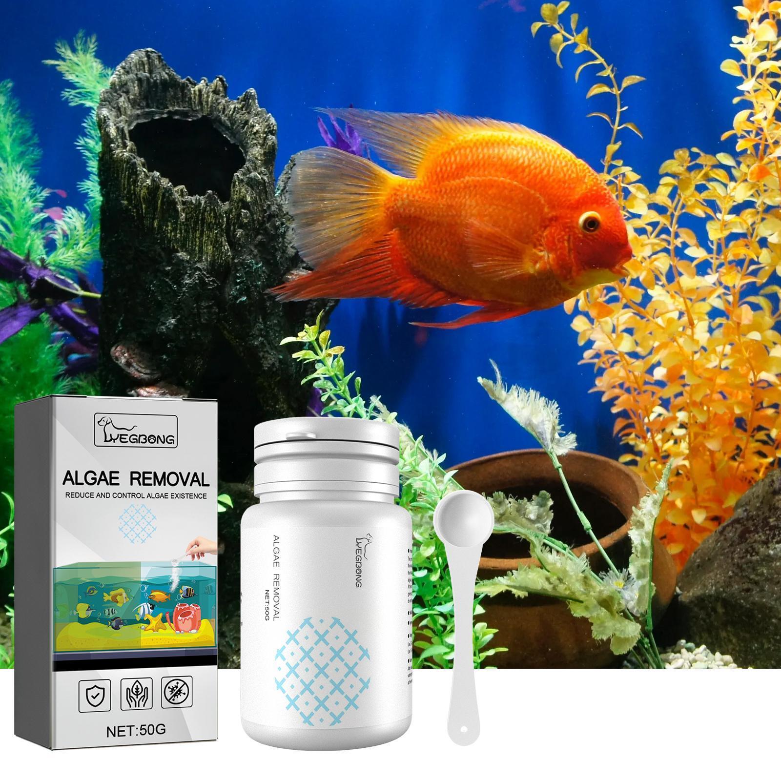 JMT-526858 Lichen Algaecide for Fish Tank Cleaning - Effective Moss and Green Water Algae Remover