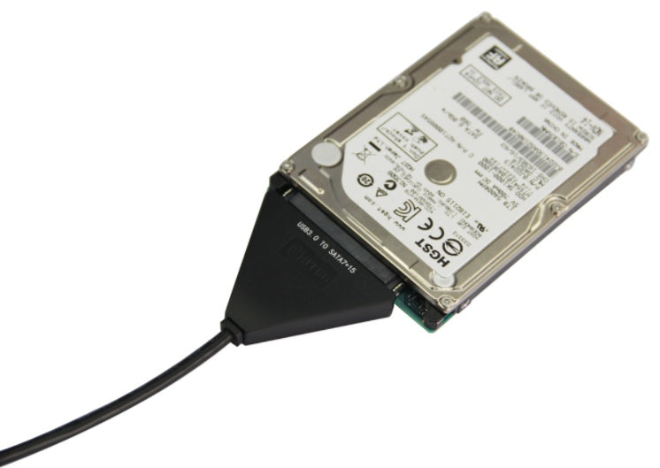 KTX-152339 USB 3.0 to SATA 7+15 Adapter Cable for 2.5/3.5 Inch Hard Drives, High-Speed Data Transmission