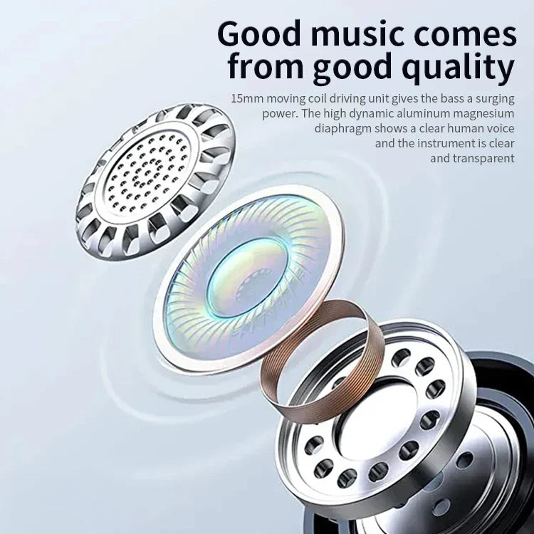 KTX-534291 Wireless Neck Band In-Ear Headphones for Sports with Bluetooth Connectivity