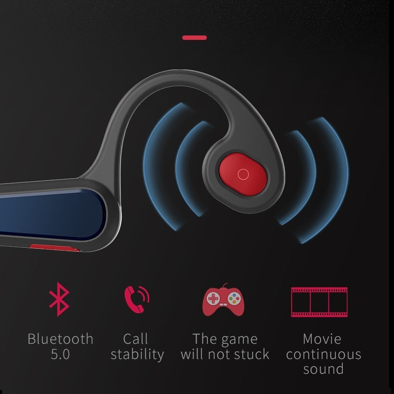 KTX-509459 Bone Conduction Wireless Headset with Multi-Point Connection and Stereo Sound