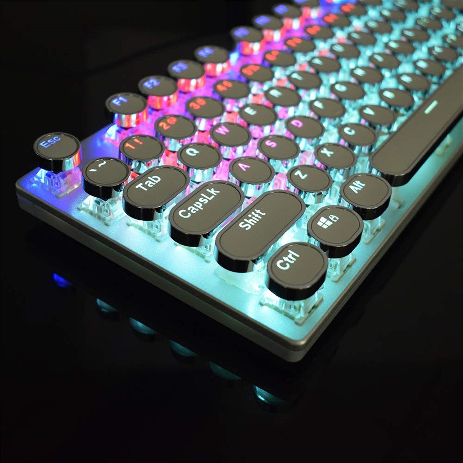 KTX-400595 Wired Gaming Keyboard with 108 Keys and Comfortable Hand Rest
