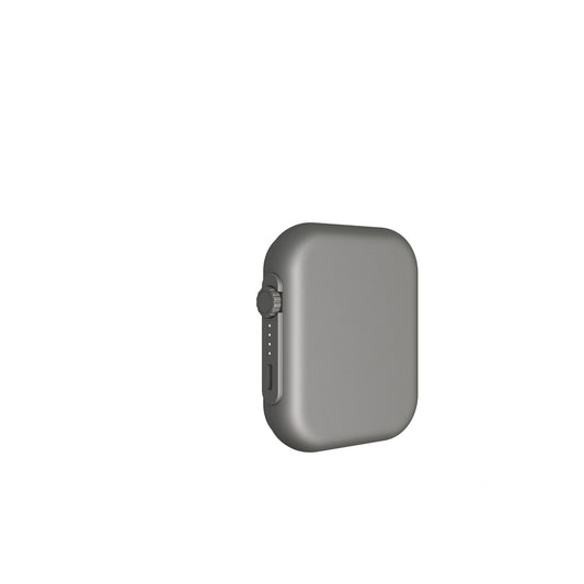 KTX-335763 Three-in-One MagSafe Magnetic Wireless Power Bank - Compact Portable Design in Gray and Black