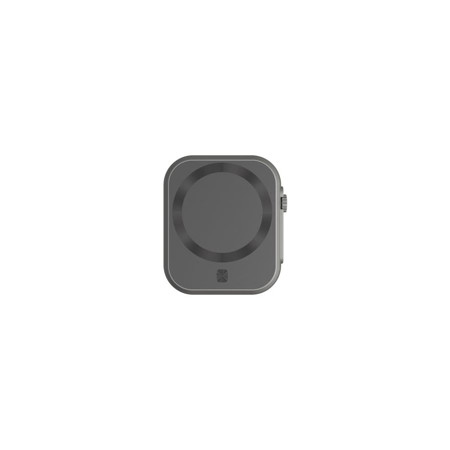 KTX-335763 Three-in-One MagSafe Magnetic Wireless Power Bank - Compact Portable Design in Gray and Black