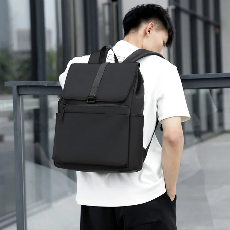 KTX-984211 17 Inch Nylon Large Capacity Unisex Computer Backpack for Leisure and College Use