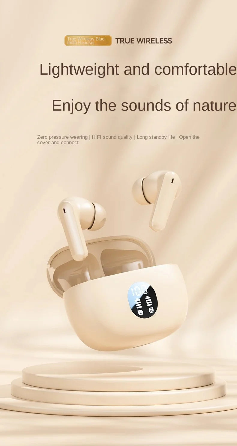 KTX-001107 Wireless Bluetooth In-Ear Headset with Digital Display and LED Sound Quality