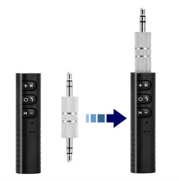KTX-436819 Bluetooth Audio Receiver - 2-Piece Set, V4.1, 180mAh Battery, 10h Talk Time, 10m Range, iOS & Android Compatible