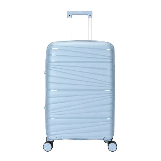 KTX-587859 4-Piece Luggage Set with Spinner Wheels, Durable PP Storage Trolley Cases in 14, 20, 24, and 28 Inch Sizes