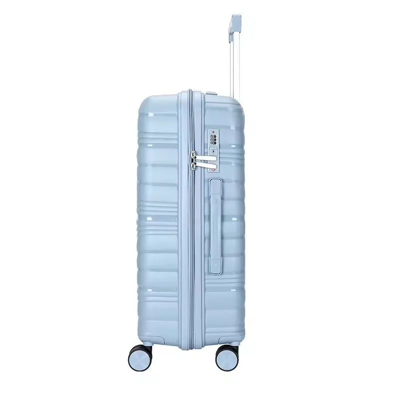 KTX-587859 4-Piece Luggage Set with Spinner Wheels, Durable PP Storage Trolley Cases in 14, 20, 24, and 28 Inch Sizes