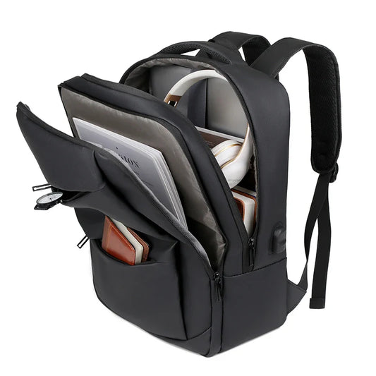 KTX-045139 Custom Logo USB Charging Business Laptop Backpack for Unisex Users
