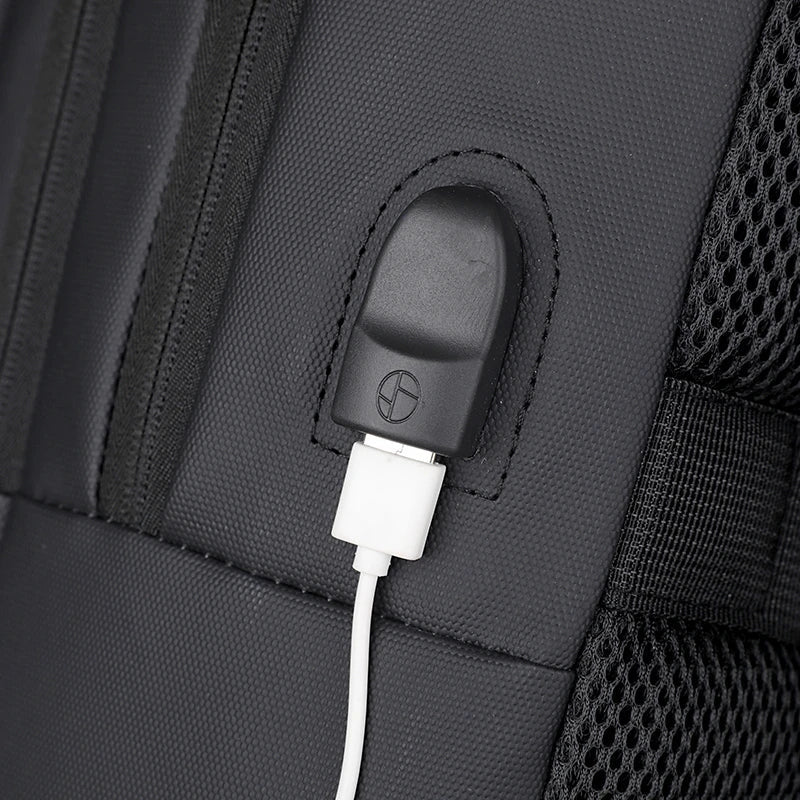 KTX-045139 Custom Logo USB Charging Business Laptop Backpack for Unisex Users