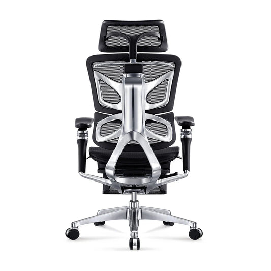 KTX-646547 Ergonomic Executive Chair with Butterfly Back Design and 7D Armrest, Featuring Footrest and Mesh Fabric
