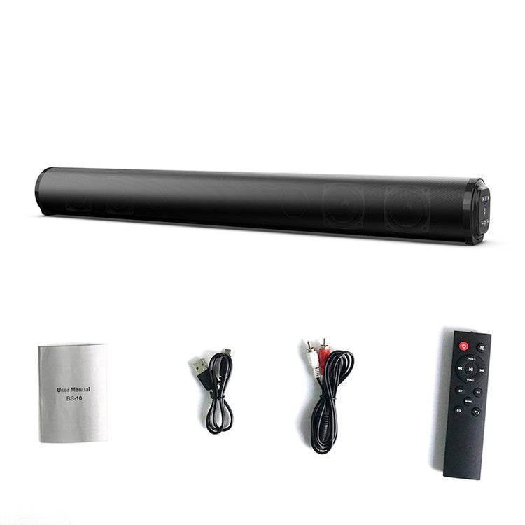 KTX-528019 Wireless Bluetooth Home Theater Audio Strip Speaker - 5W, 2000mAh Battery, Remote Control, FM Radio, 6-Hour Playtime