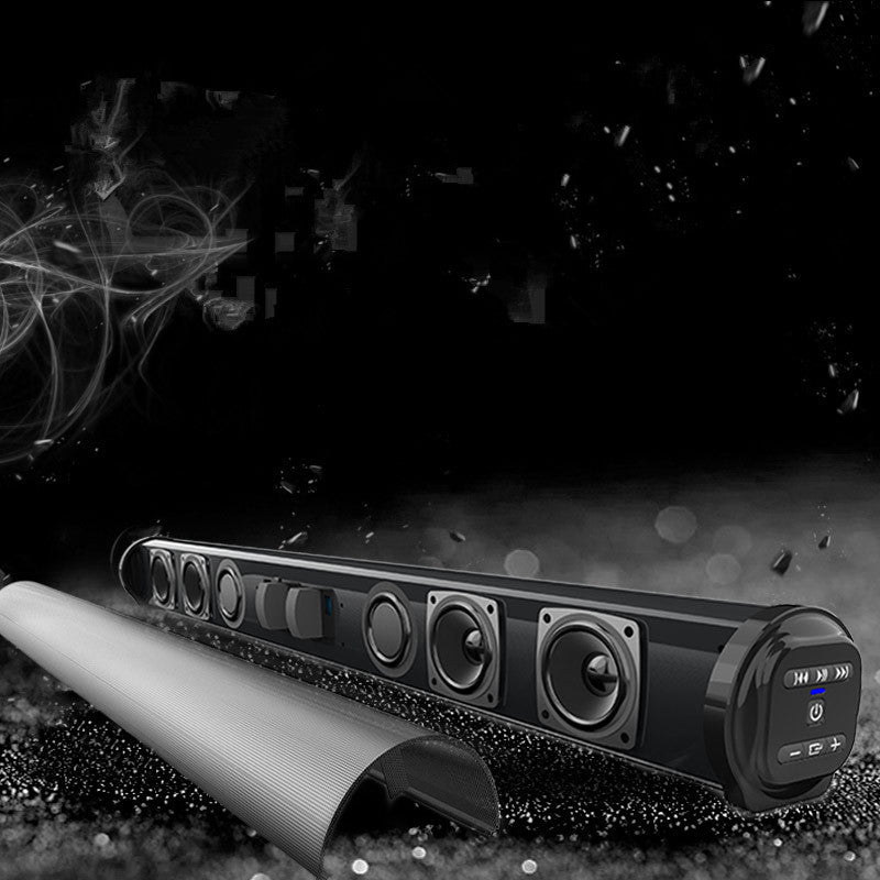 KTX-528019 Wireless Bluetooth Home Theater Audio Strip Speaker - 5W, 2000mAh Battery, Remote Control, FM Radio, 6-Hour Playtime