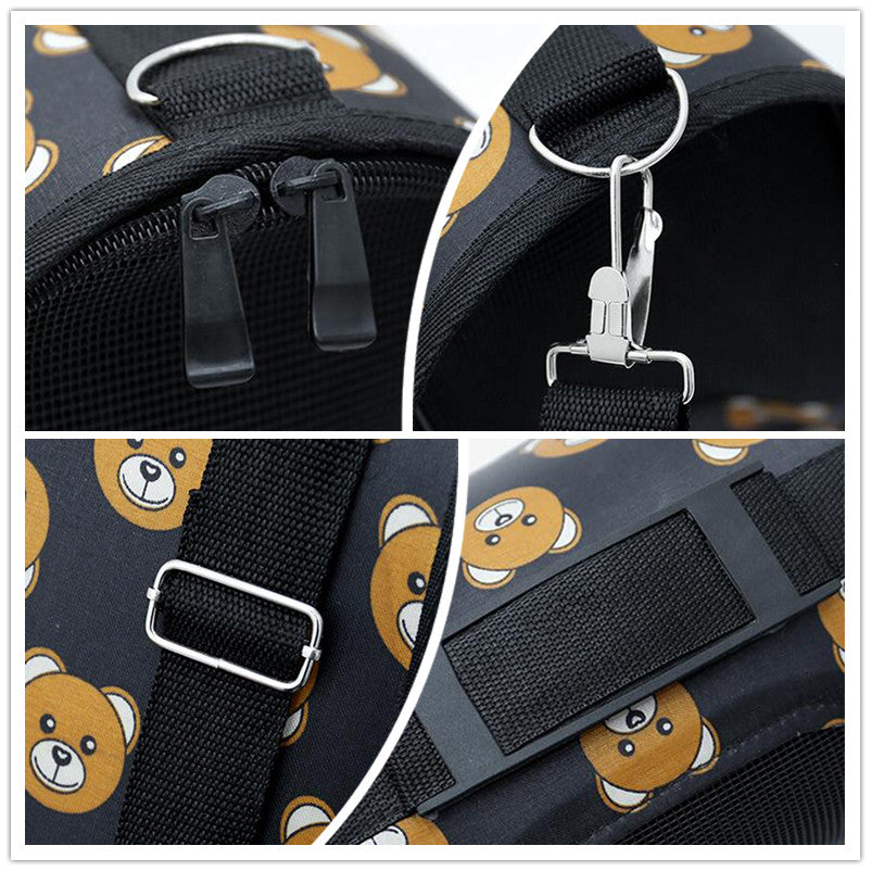 JMT-546186 Cartoon Diagonal Pet Carrier Bag for Comfortable Travel