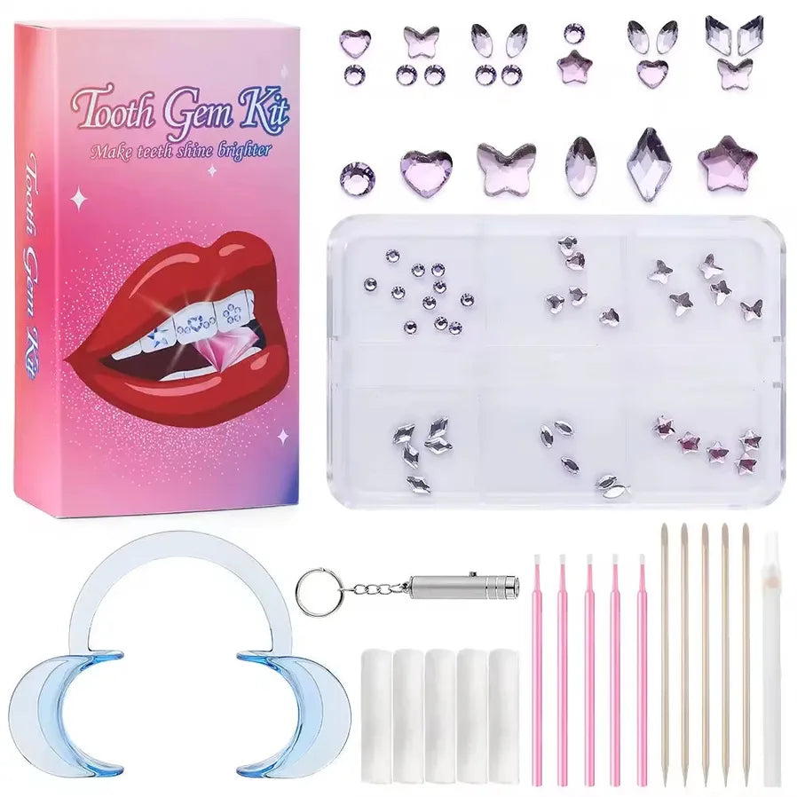 JMT-546314 Gold Tooth Gems Kit for Artistic Dental Decoration