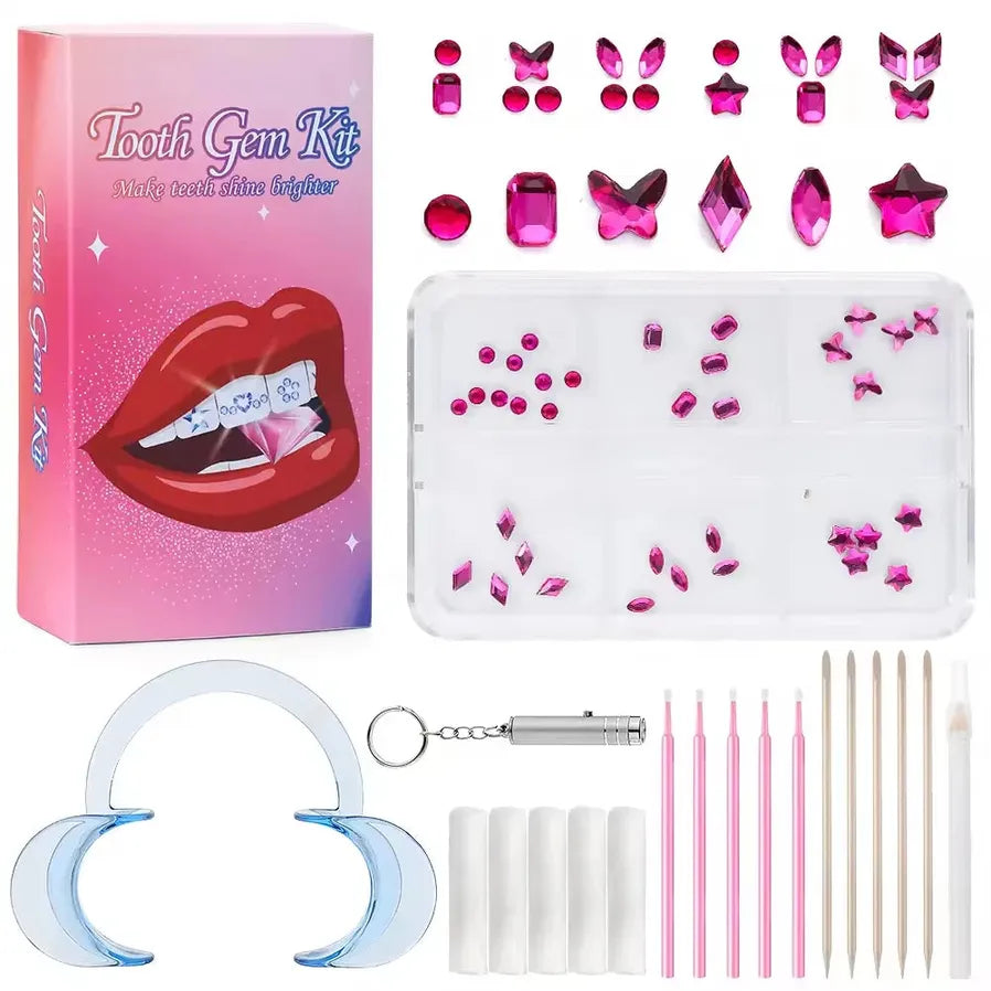 JMT-546314 Gold Tooth Gems Kit for Artistic Dental Decoration