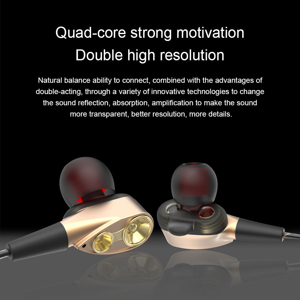 KTX-951251 Versatile 10mm Wired and Wireless Earphones with Microphone - Available in Pure White, Black, and Gold