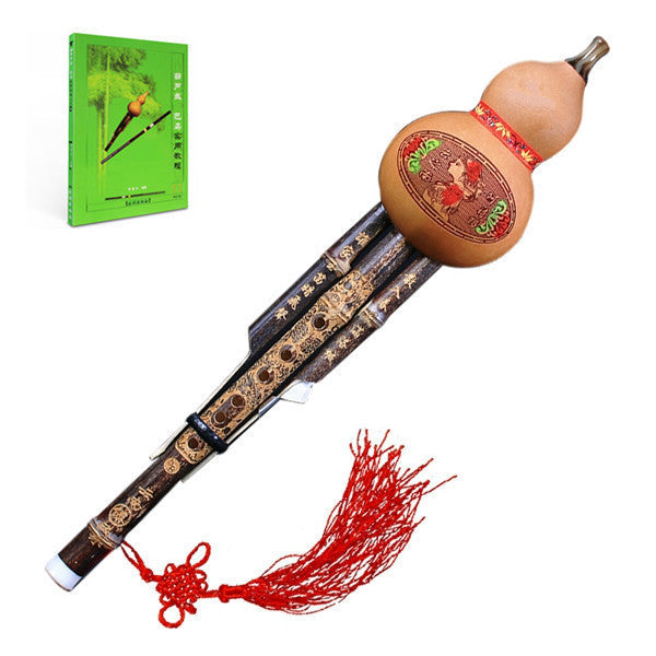 KTX-568467 C Tone Hulusi Traditional Musical Instrument with Authentic Sound
