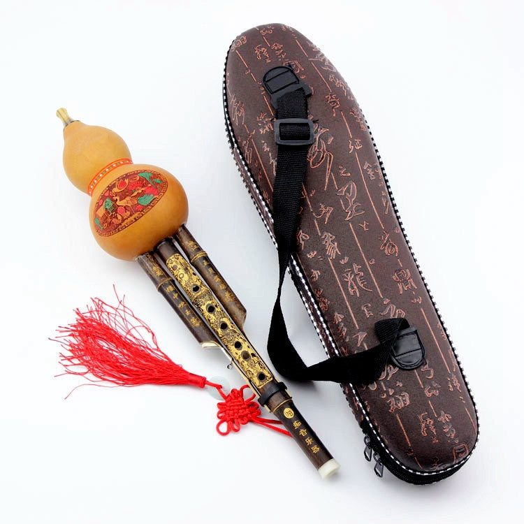 KTX-568467 C Tone Hulusi Traditional Musical Instrument with Authentic Sound