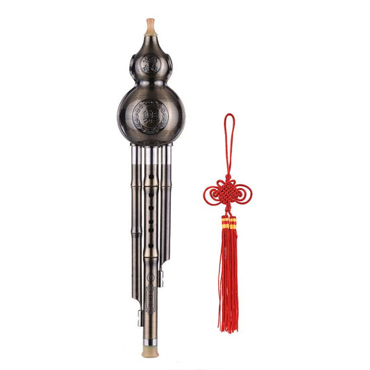 KTX-568467 C Tone Hulusi Traditional Musical Instrument with Authentic Sound