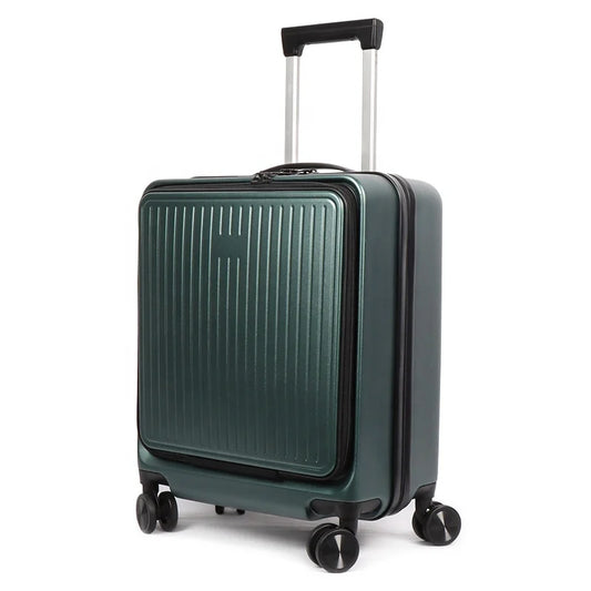 KTX-813779 Smart Carry-On Trolley Bag with Laptop Compartment and Front Pocket Design