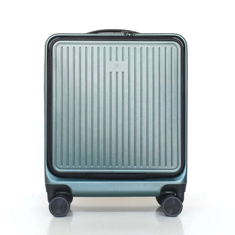 KTX-813779 Smart Carry-On Trolley Bag with Laptop Compartment and Front Pocket Design