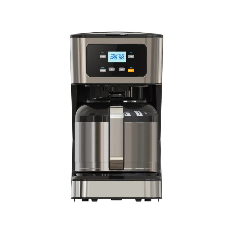 KTX-589203 Automatic Touch Panel Drip Coffee Maker with Thermal Jar and LED Display Screen