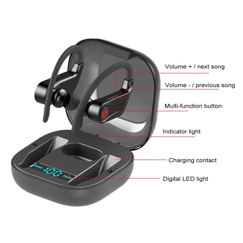 KTX-724307 Bluetooth Subwoofer Headset for Immersive Audio Experience