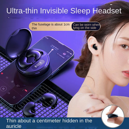 KTX-542355 YYK-790 Wireless Bluetooth In-Ear Headset with Comfortable Side Sleep Design and Dual Noise Cancelling Technology
