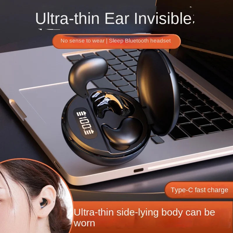 KTX-542355 YYK-790 Wireless Bluetooth In-Ear Headset with Comfortable Side Sleep Design and Dual Noise Cancelling Technology