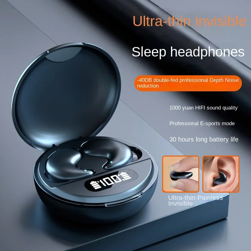 KTX-542355 YYK-790 Wireless Bluetooth In-Ear Headset with Comfortable Side Sleep Design and Dual Noise Cancelling Technology
