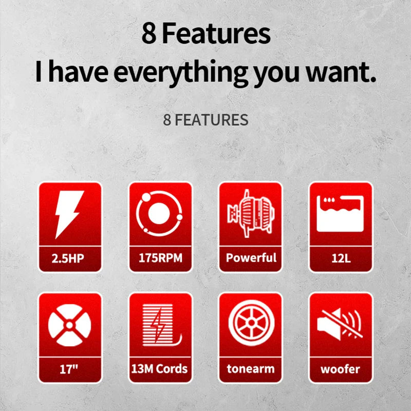 KTX-798163 17 Inch Floor Scrubber Polishing Machine for Wood Waxing and Commercial Cleaning