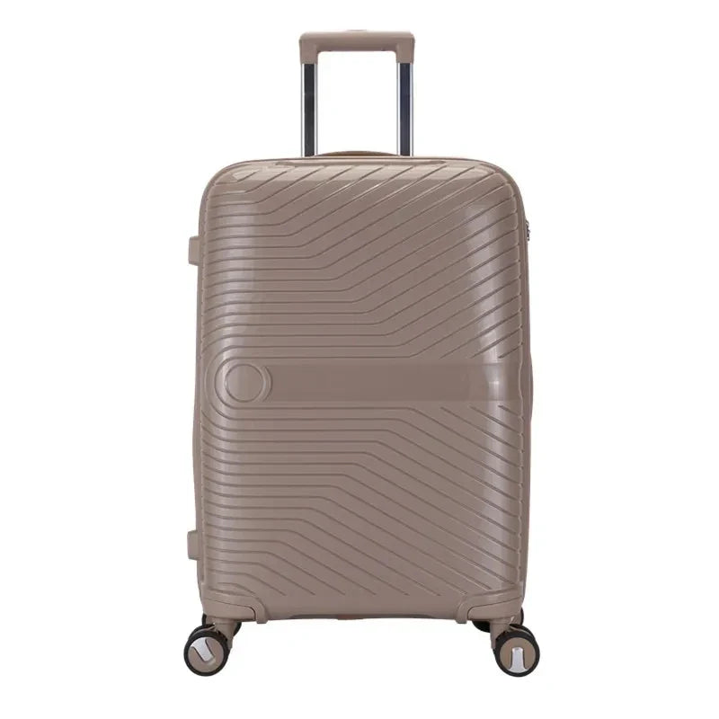 KTX-227411 PP Luggage Set - 3 Waterproof Hard Shell Travel Suitcases in 20'', 24'', and 28'' Sizes